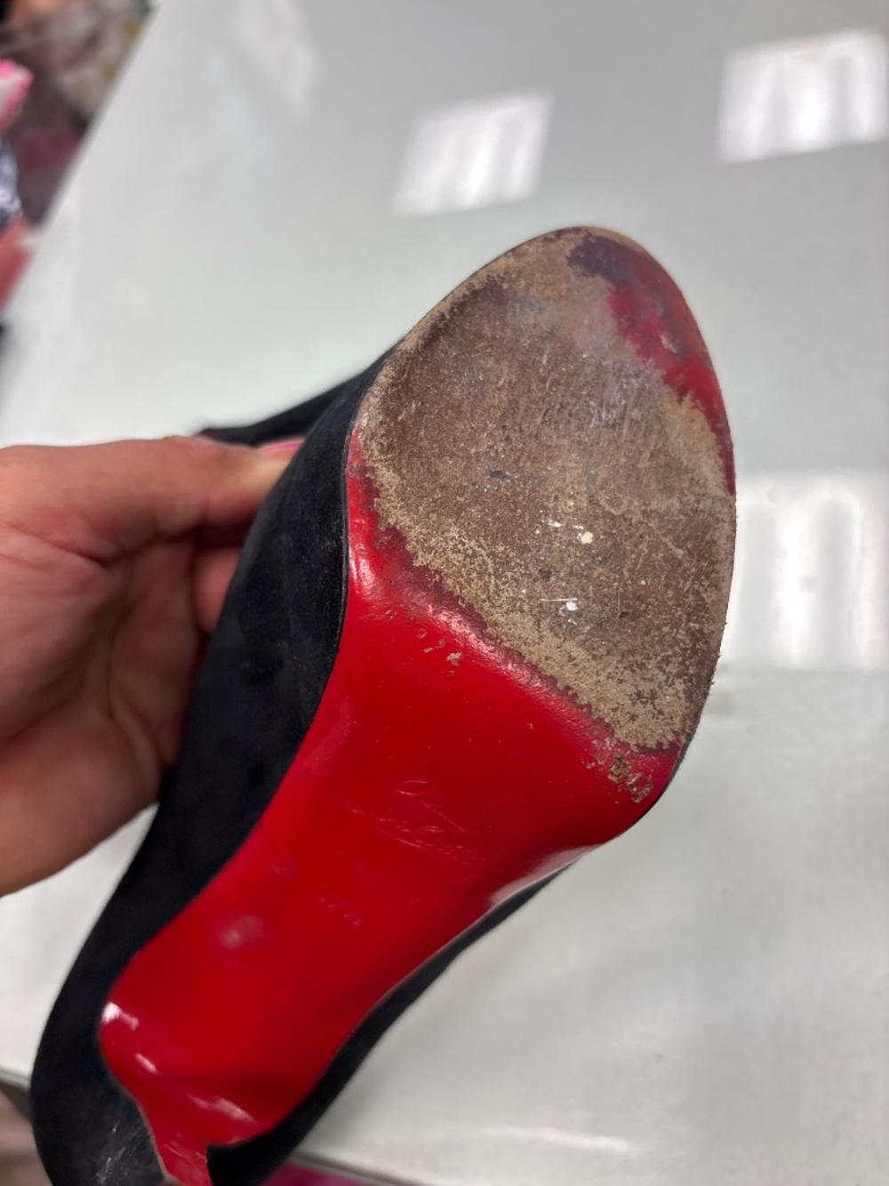 Christian Louboutin zipper pump heels - Picture 8 of 8